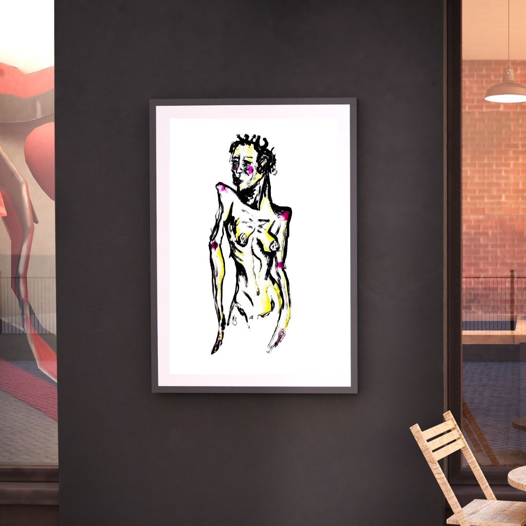 Art Print | Defences Down, Wide Open - Nicki Musik