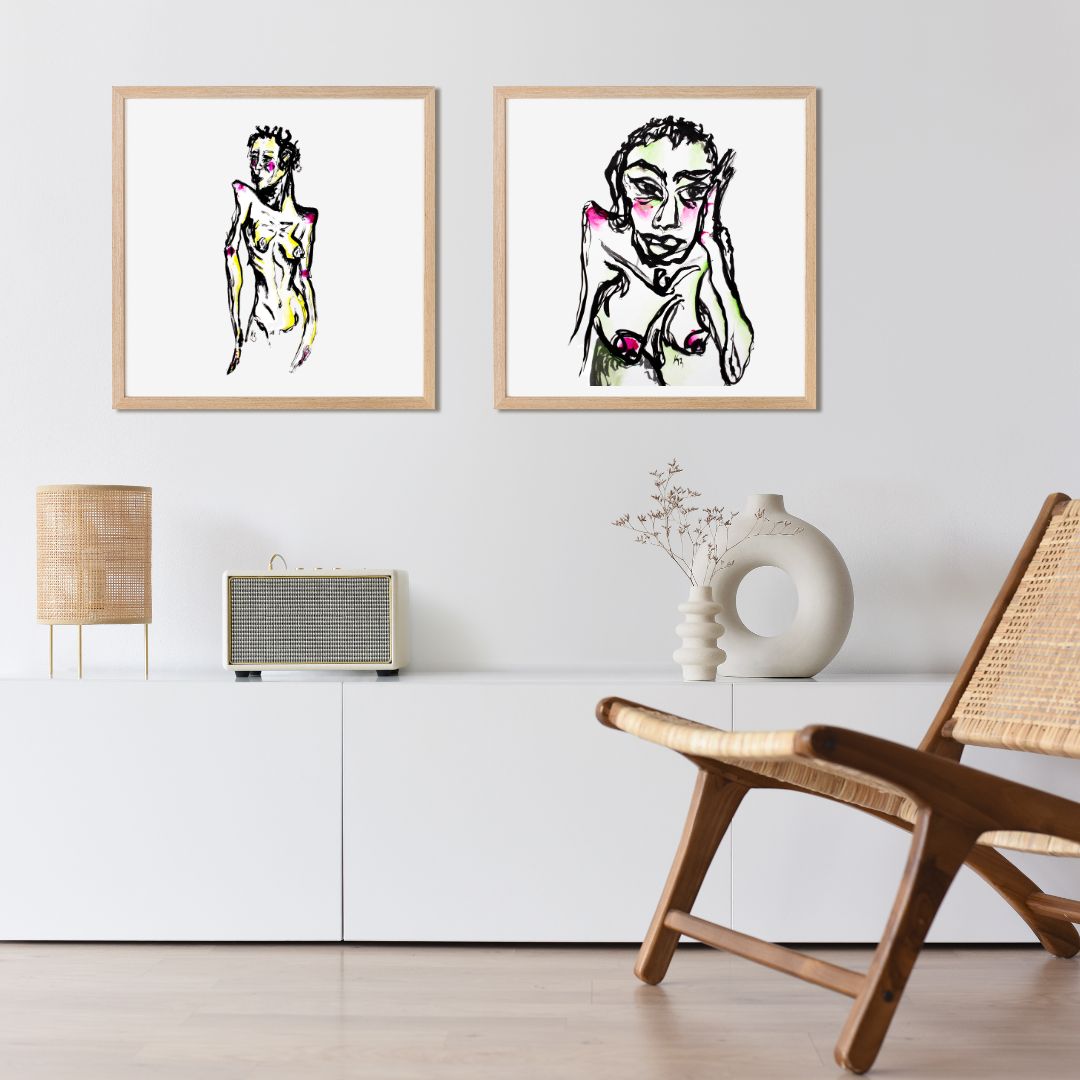 Art Print | Defences Down, Wide Open - Nicki Musik