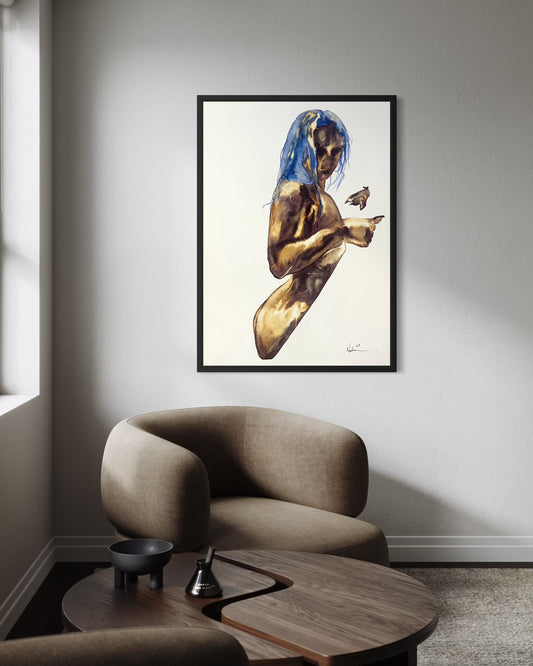 Art Print | A Lady & Towel - Nadia Wamunyu