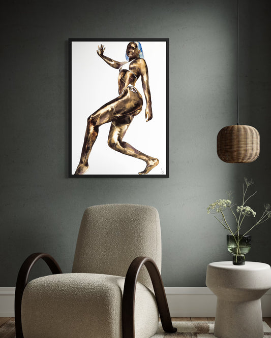 Art Print | Black Is Gold III - Nadia Wamunyu