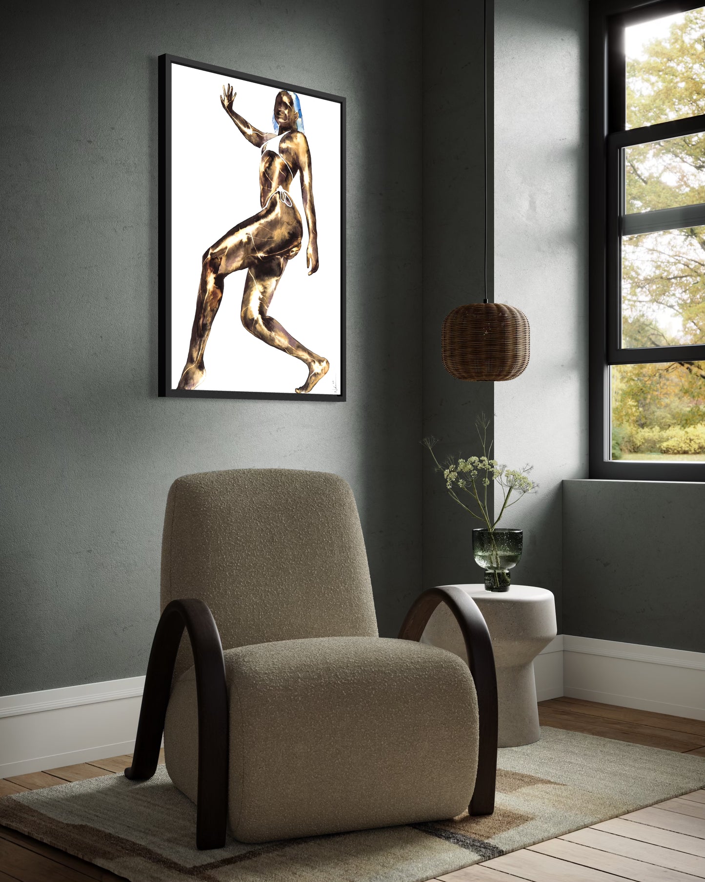 Art Print | Black Is Gold III - Nadia Wamunyu