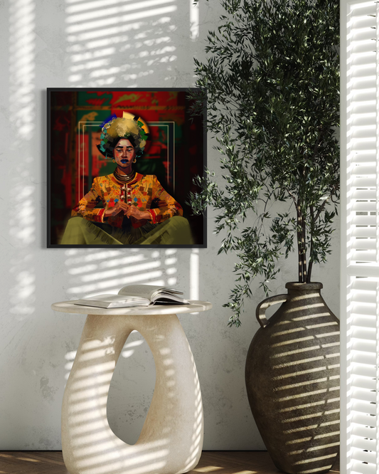 Art Print | Crowned In Silence - Yeabstega Getachew