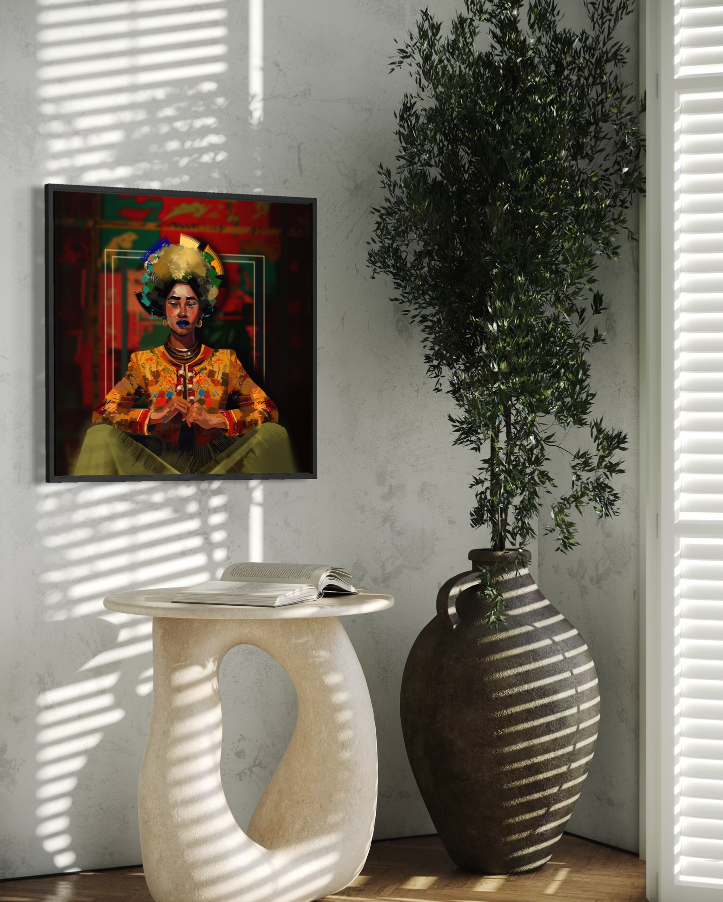 Art Print | Crowned In Silence - Yeabstega Getachew