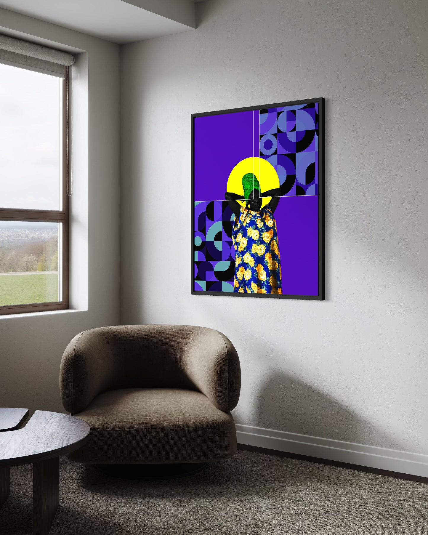 Art Print | Empress In Bloom - Cyril Mensah