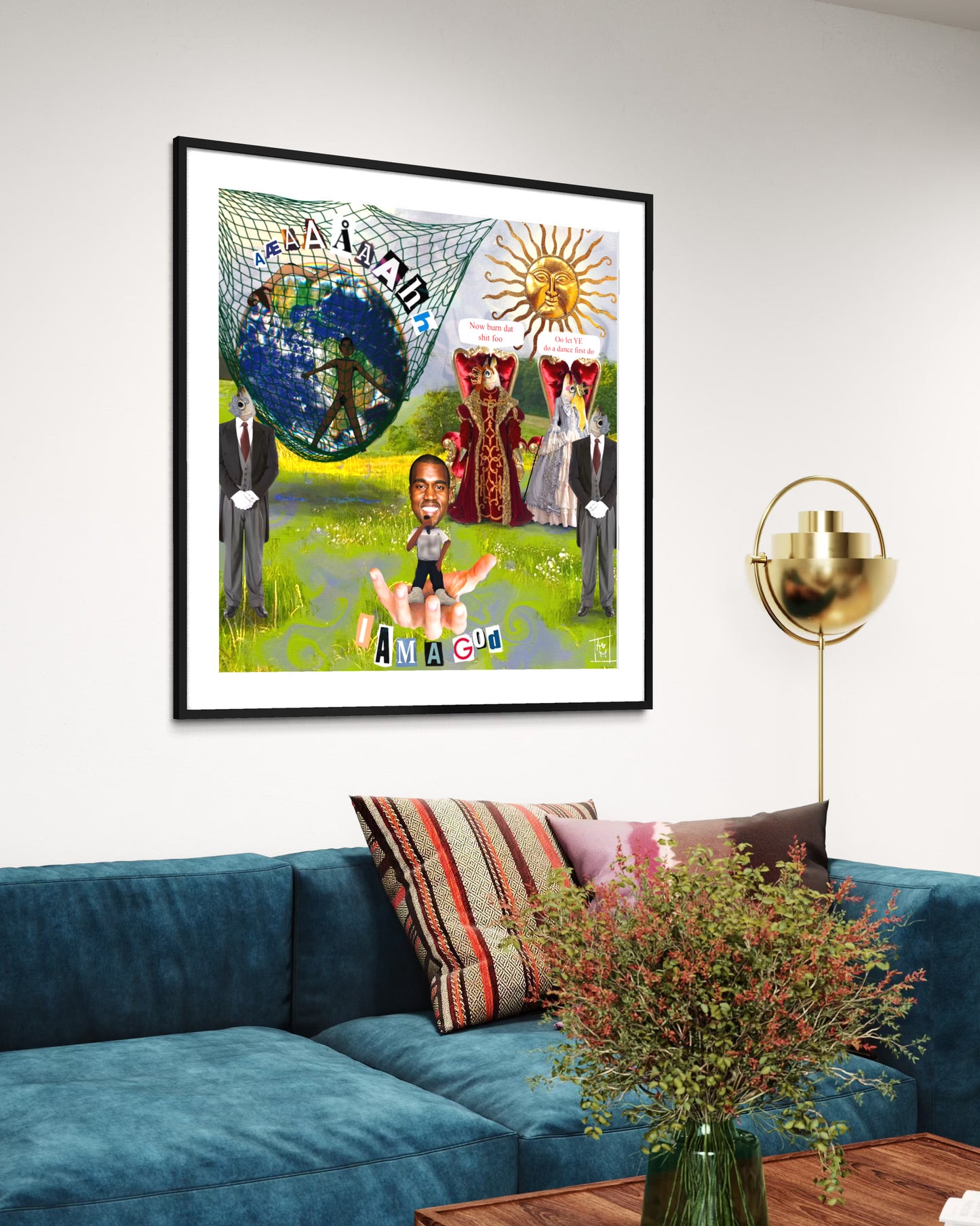 Art Print | I Am A G*d But Really I Am A Fish - Amber Maaske