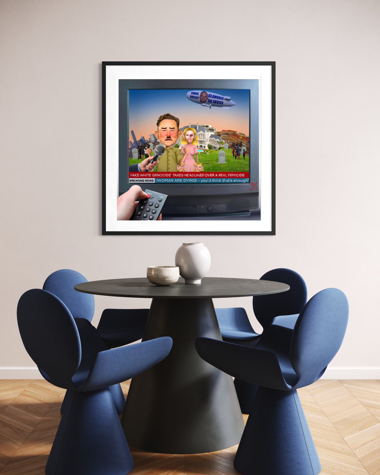 Art Print | The Revolution Will Not Be Televised But The Billionaire Will - Amber Maaske