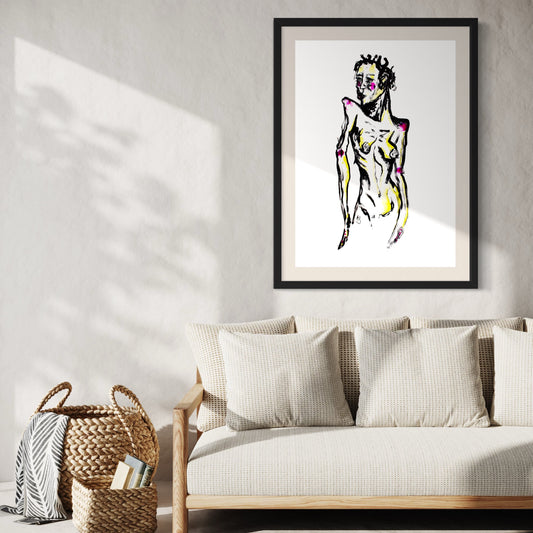 Art Print | Defences Down, Wide Open - Nicki Musik