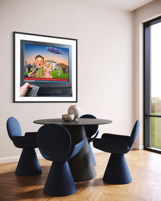 Art Print | The Revolution Will Not Be Televised But The Billionaire Will - Amber Maaske